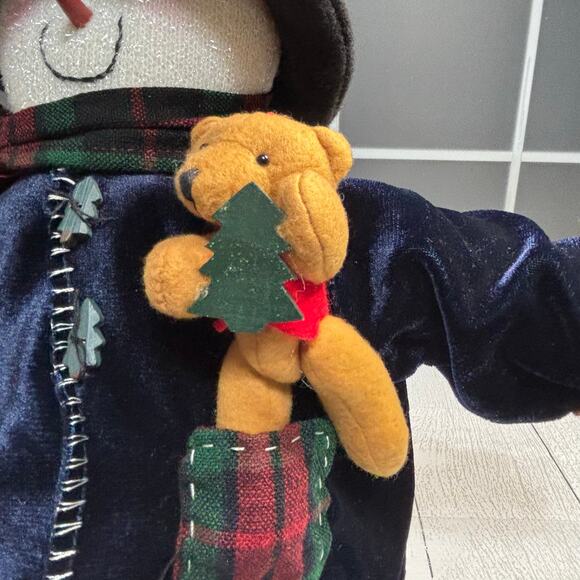 Snowman Weighted Shelf Sitter or Doorstopper - Picture 3 of 10